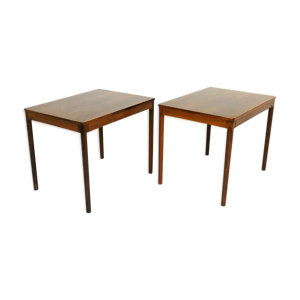 paire de tables de chevets ou d'appoints en palissandre, Suède, 1960