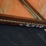 Mirror style restoration enhances brass mahogany