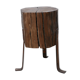 Mid-Century English Stump Side Table