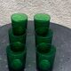 Set of 6 whisky glasses in vintage
