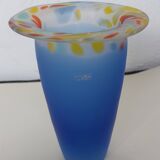 Glass paste vase by Sandra Rich