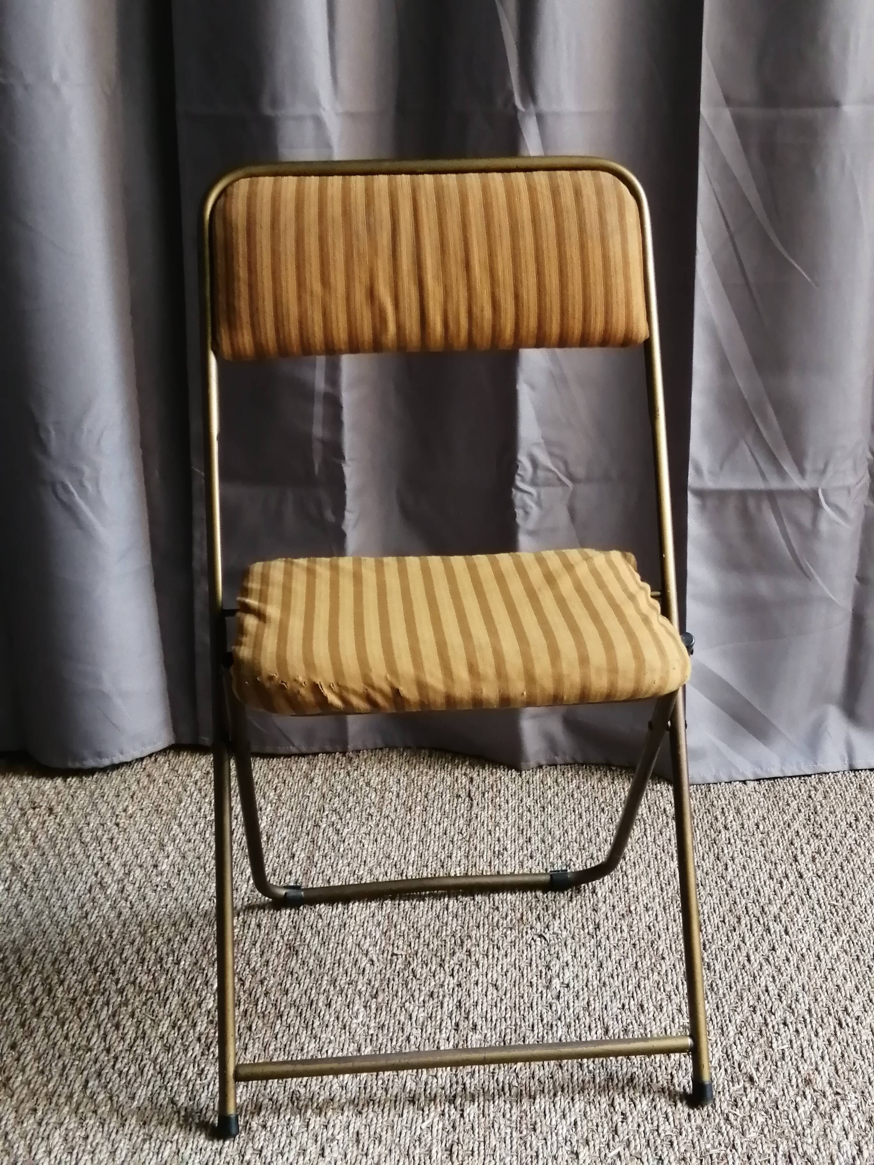 Chaise vintage "style lafuma"