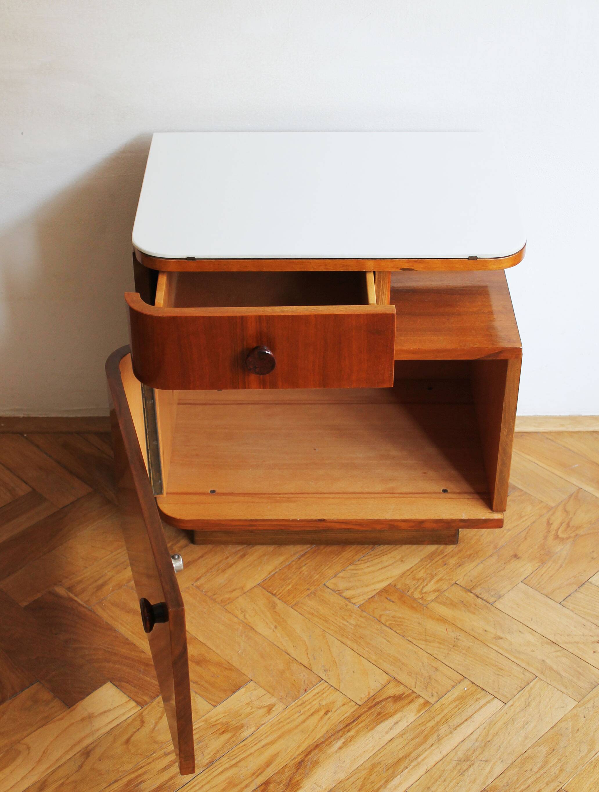 Pair of 1950s bedside tables