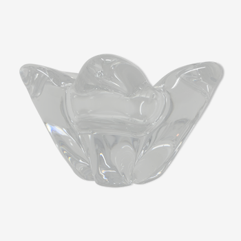 Moulded crystal ashtray Baccarat