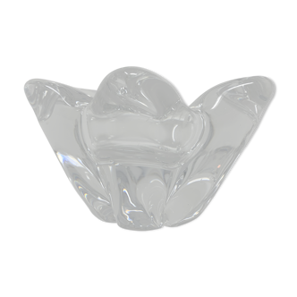 Moulded crystal ashtray Baccarat