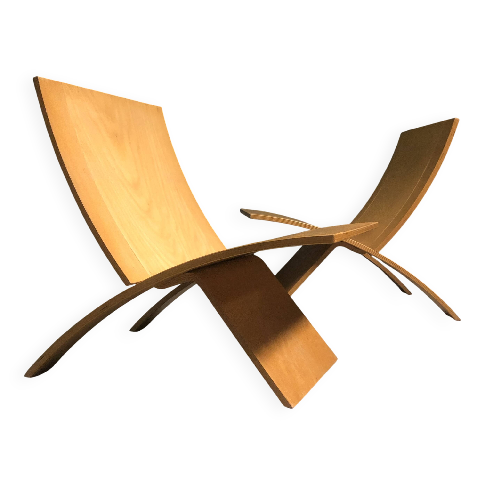 Pair of Laminex lounge chairs by Jens Nielsen, 1960s