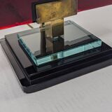 Pair of table lamps by Pietro Chiesa for Fontana Arte in glass and brass