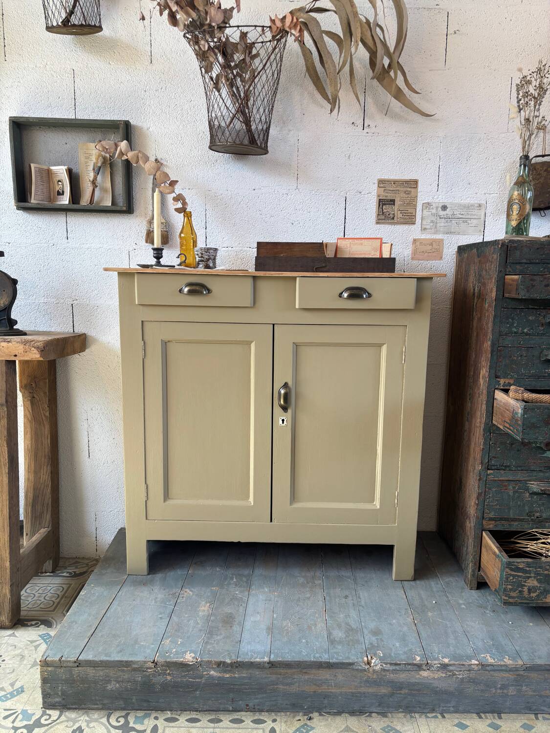 Beige Parisian sideboard