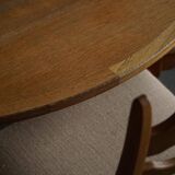 Børge Mogensen, "Øresund" dining table in oak and brass, Mid-century modern, 1950s