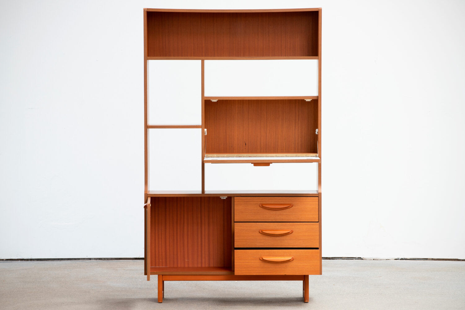 Scandinavian teak library 1960