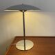 Chrome desktop led saucer lamp