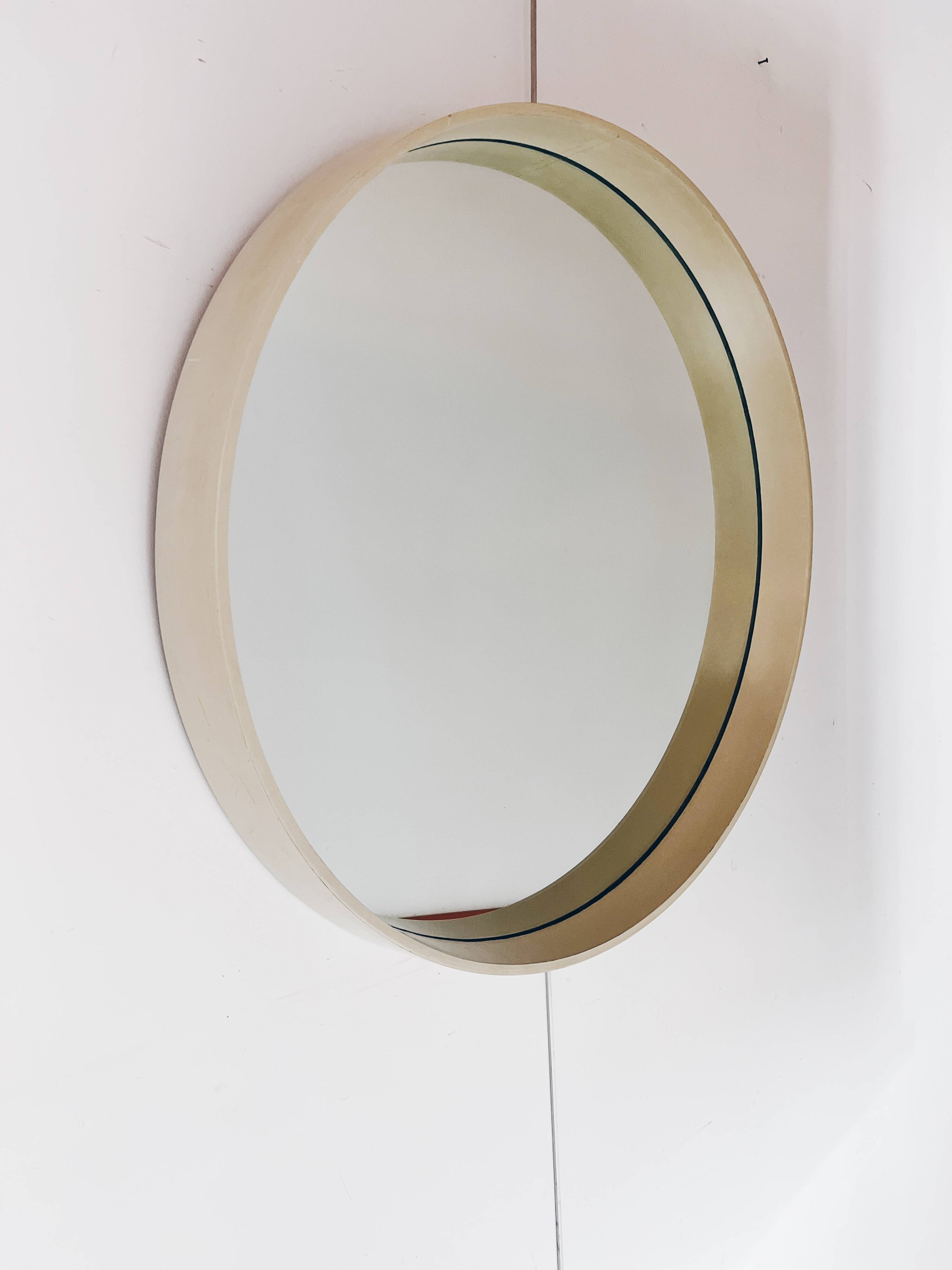 Miroir rond années 60