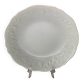 Grand plat rond creux porcelaine Limoges Philippe Deshoulières modèle California