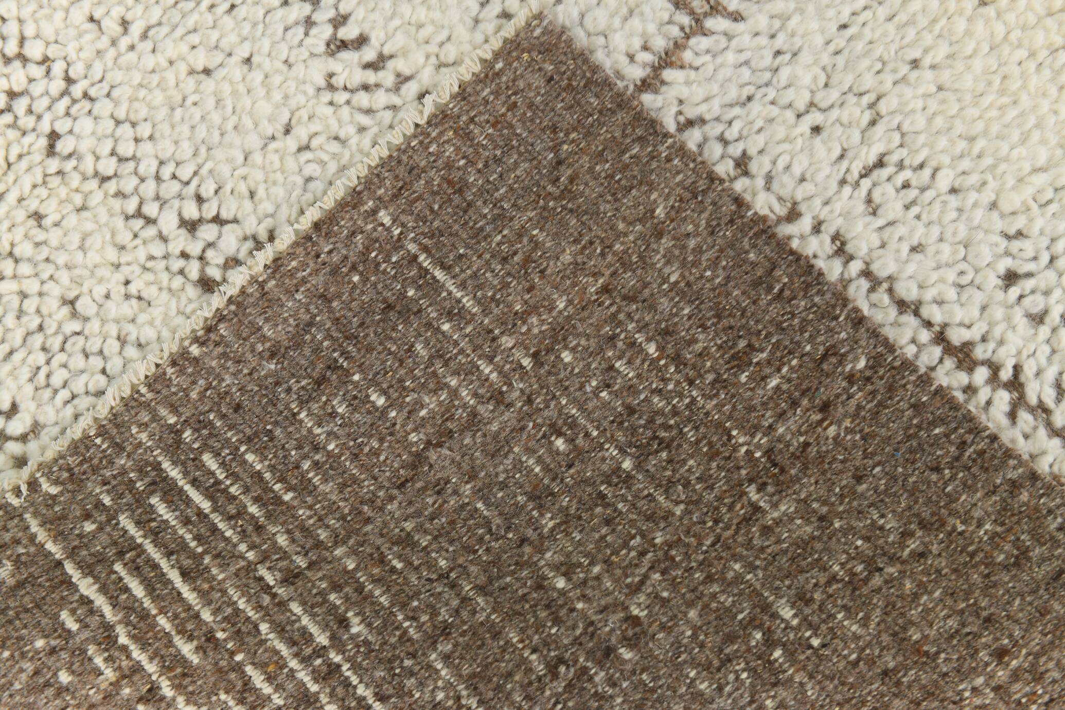 7x10 Kilim Brown & Beige Kilim Area Rug, 216x305Cm