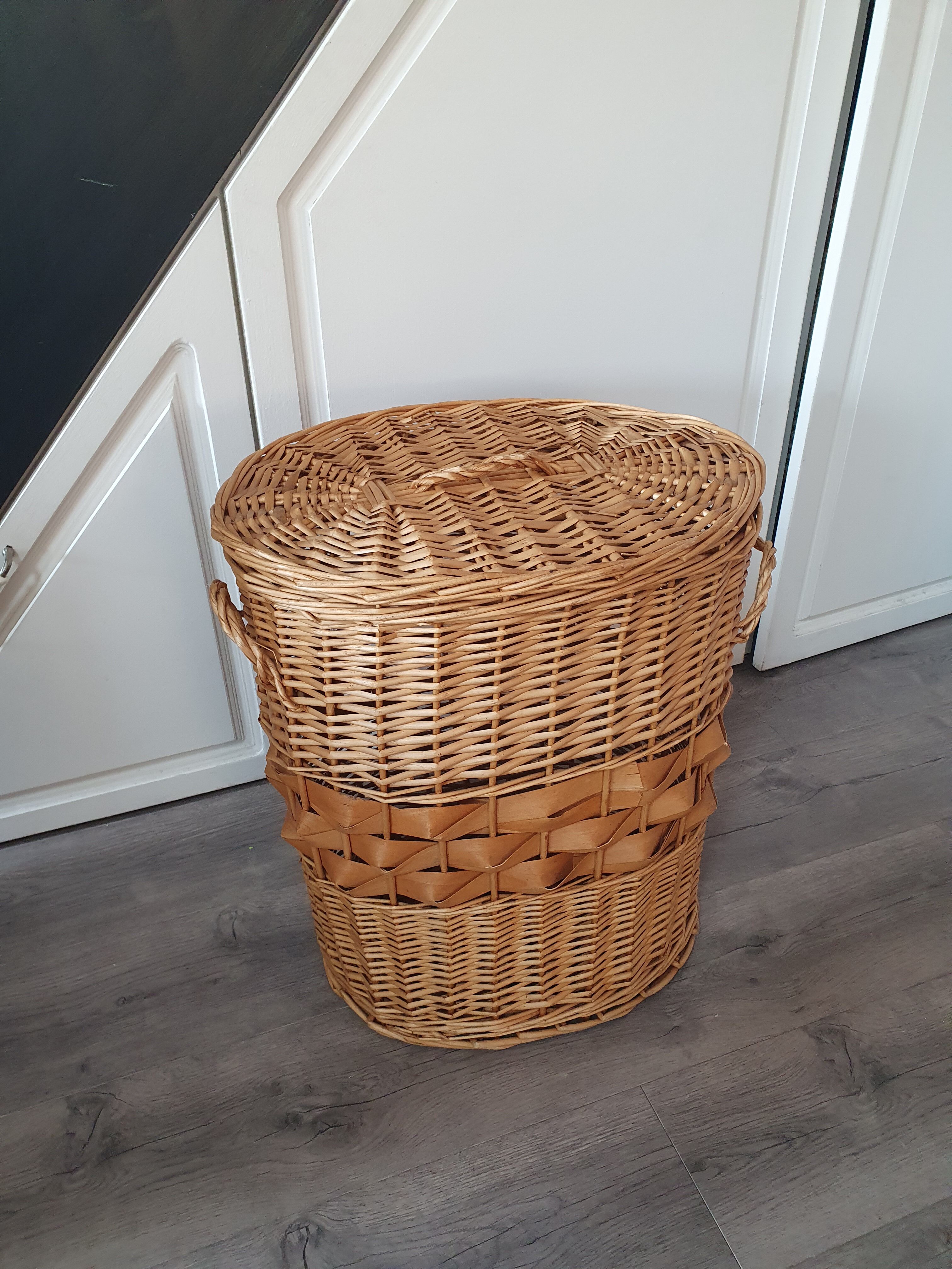 Rattan basket wicker woven