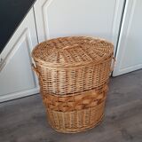 Rattan basket wicker woven