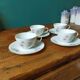 Four cups of Bavarian porcelain