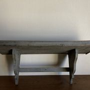 Hudson Farmhouse Folk Art Country Shelf Original Gray Patina