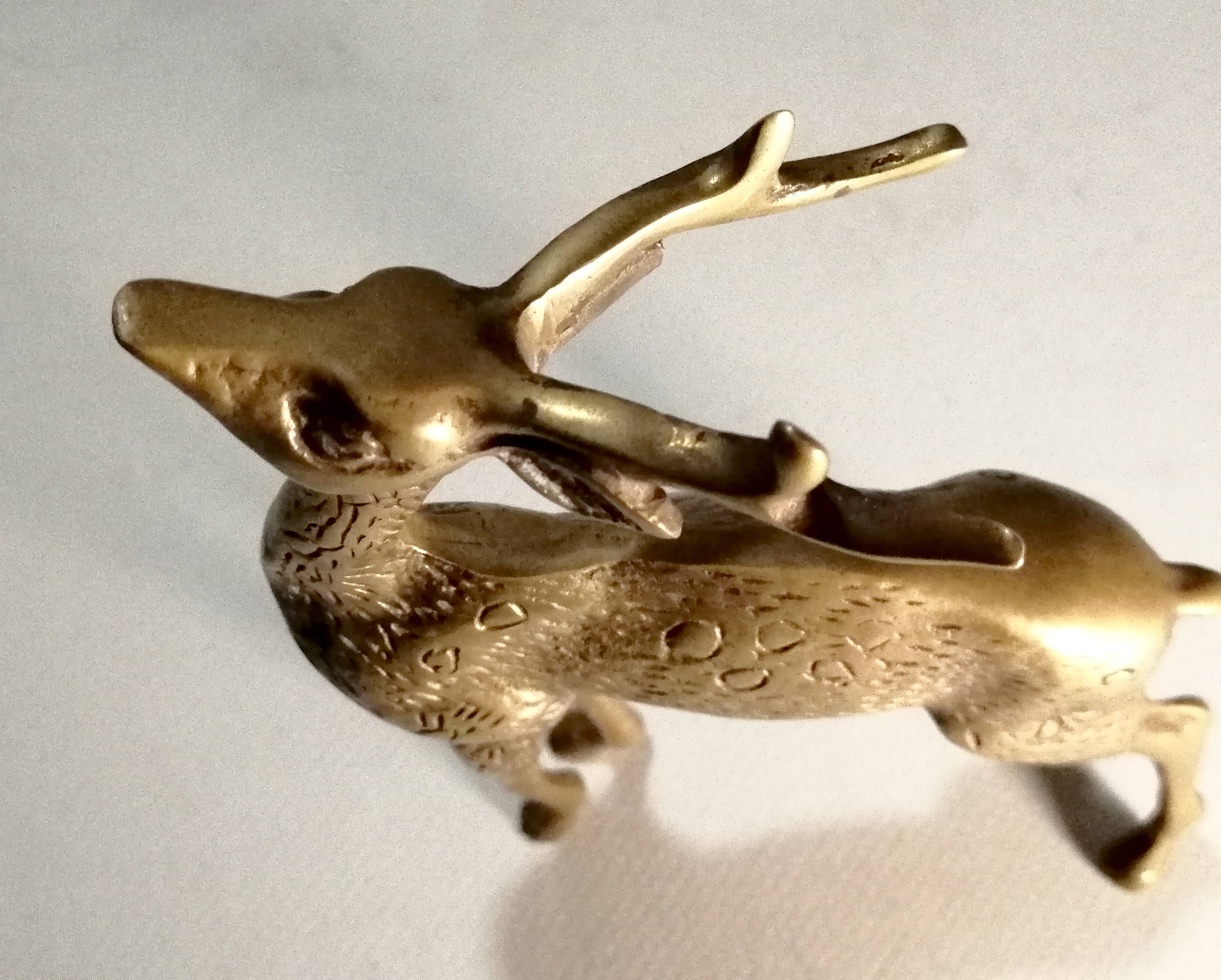Brass deer 70s