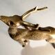 Cerf en laiton années 70