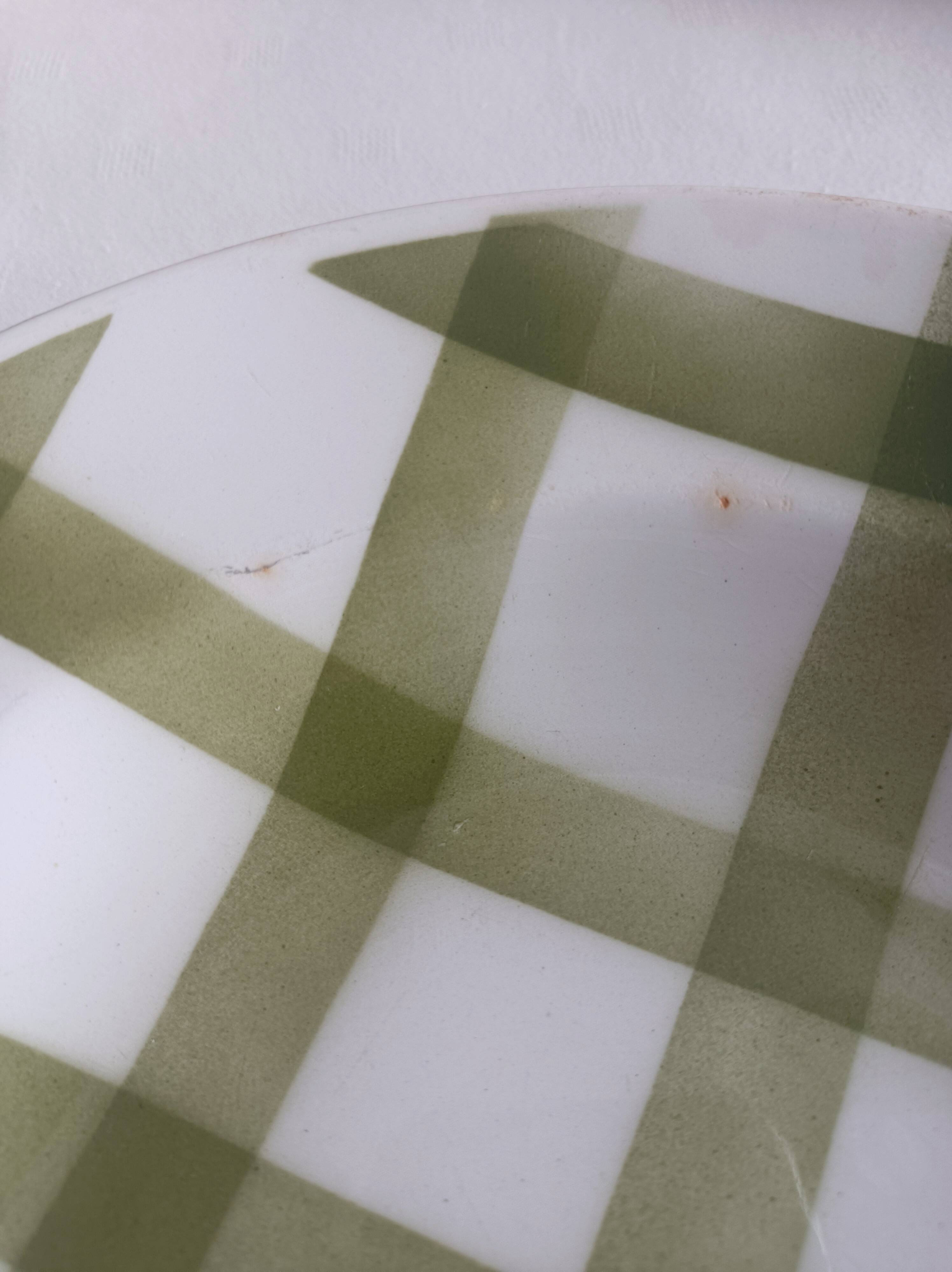 Set of 6 deep plates Moulin des Loups, Tablecloth