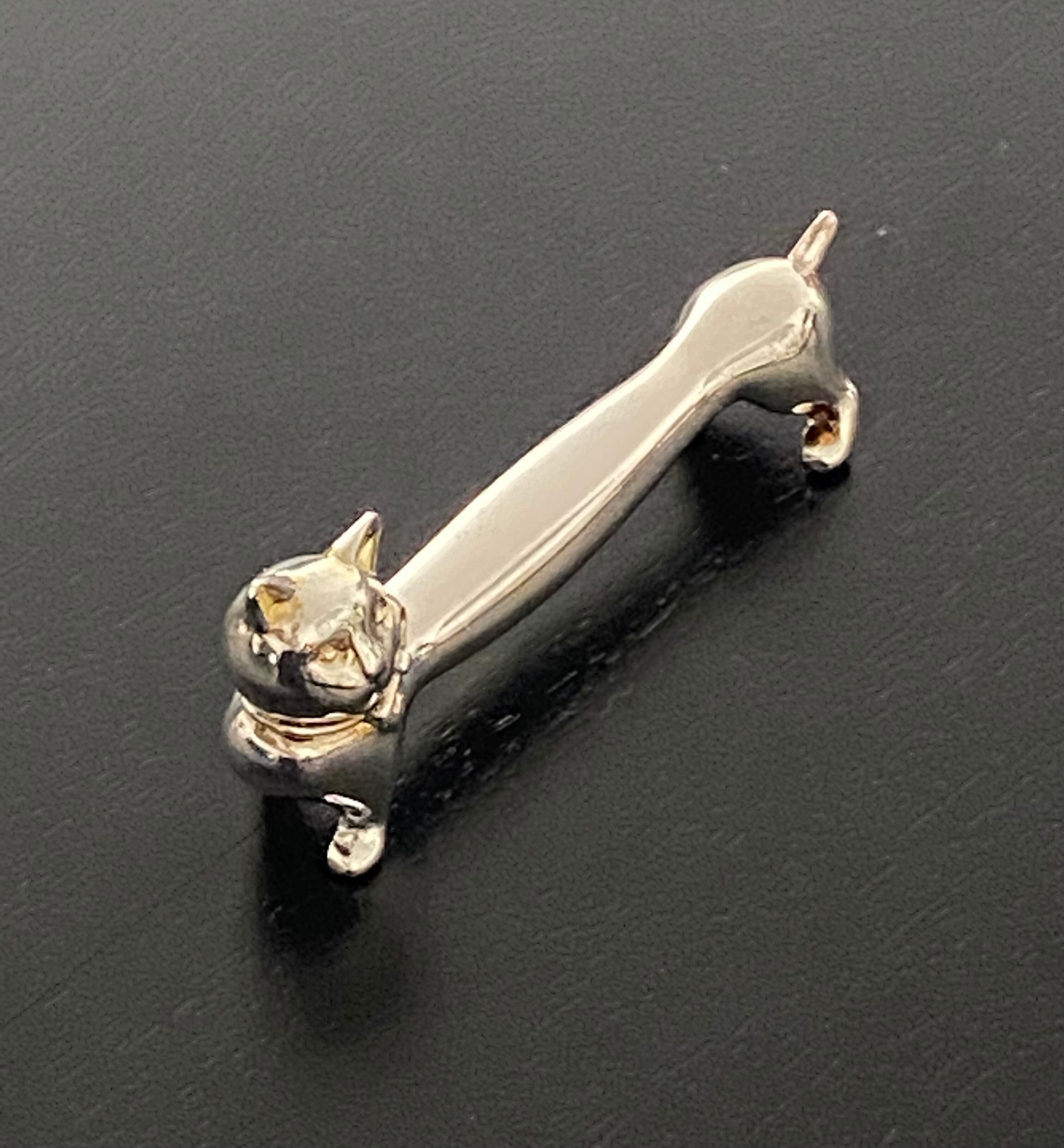 Dachshund and cat shape knife holders