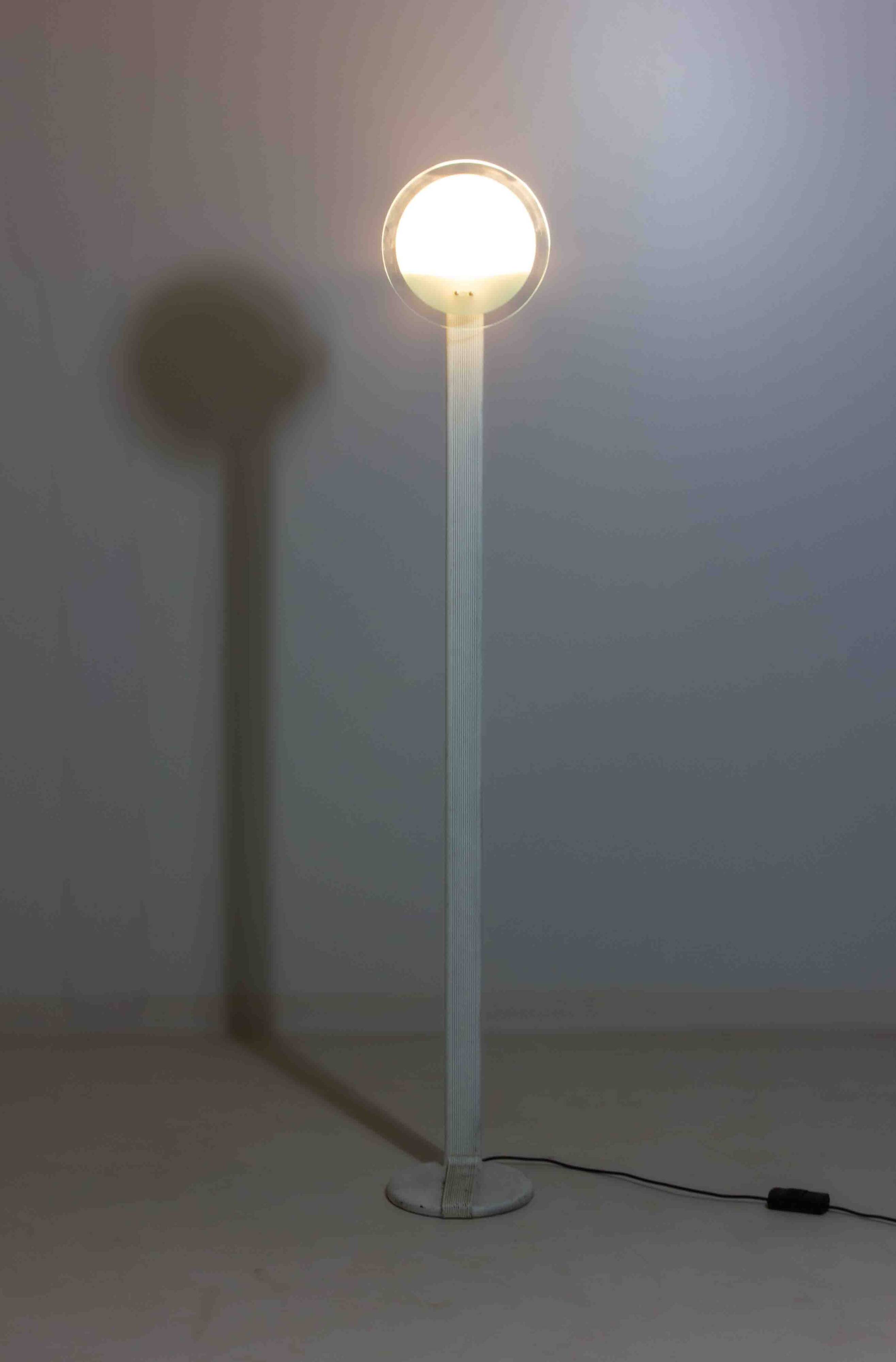 Dimmable sunset memphis syle floor lamp from 1980s Italy
