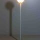 Dimmable sunset memphis syle floor lamp from 1980s Italy