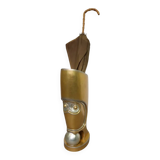 Painted Leeazanne umbrella stand, ca 1980 resin / epoxy / Hollywood Regency manufactured by the Lam Lee Group, Dallas USA.