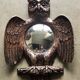 Bulging mirror or witch's eye - owl shape - vintage 1960