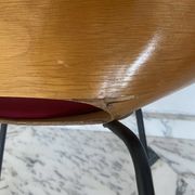 Paire de chaises tonneau par Pierre Guariche pour Steiner, années 50.