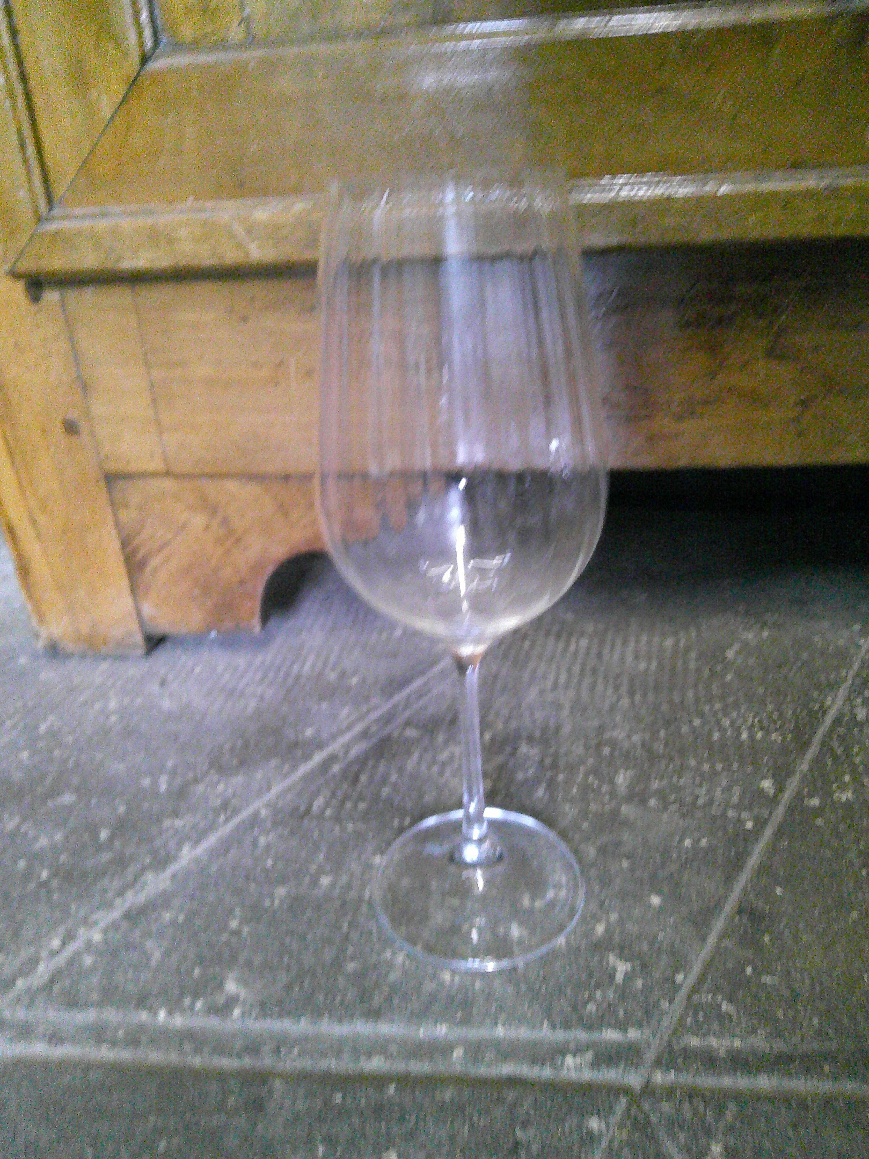 5 Crystal Wine Glasses