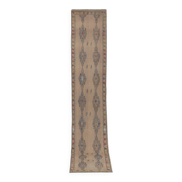 Tapis de couloir turc vintage 78x406 cm