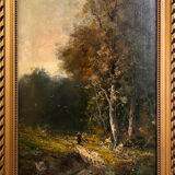 Oil on canvas by Emile Godchaux - Painting