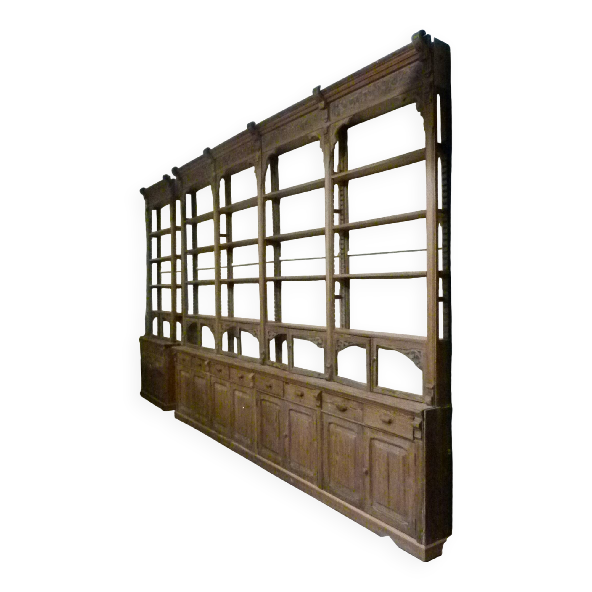 Early 20th century pharmacy window