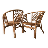 Fauteuils en rotin