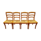 Lot of 4 chairs