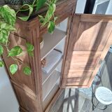 Oak solid bonnetière / wardrobe / dresser from 1940