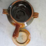 Pignate (in Provence) or glazed terracotta pot.