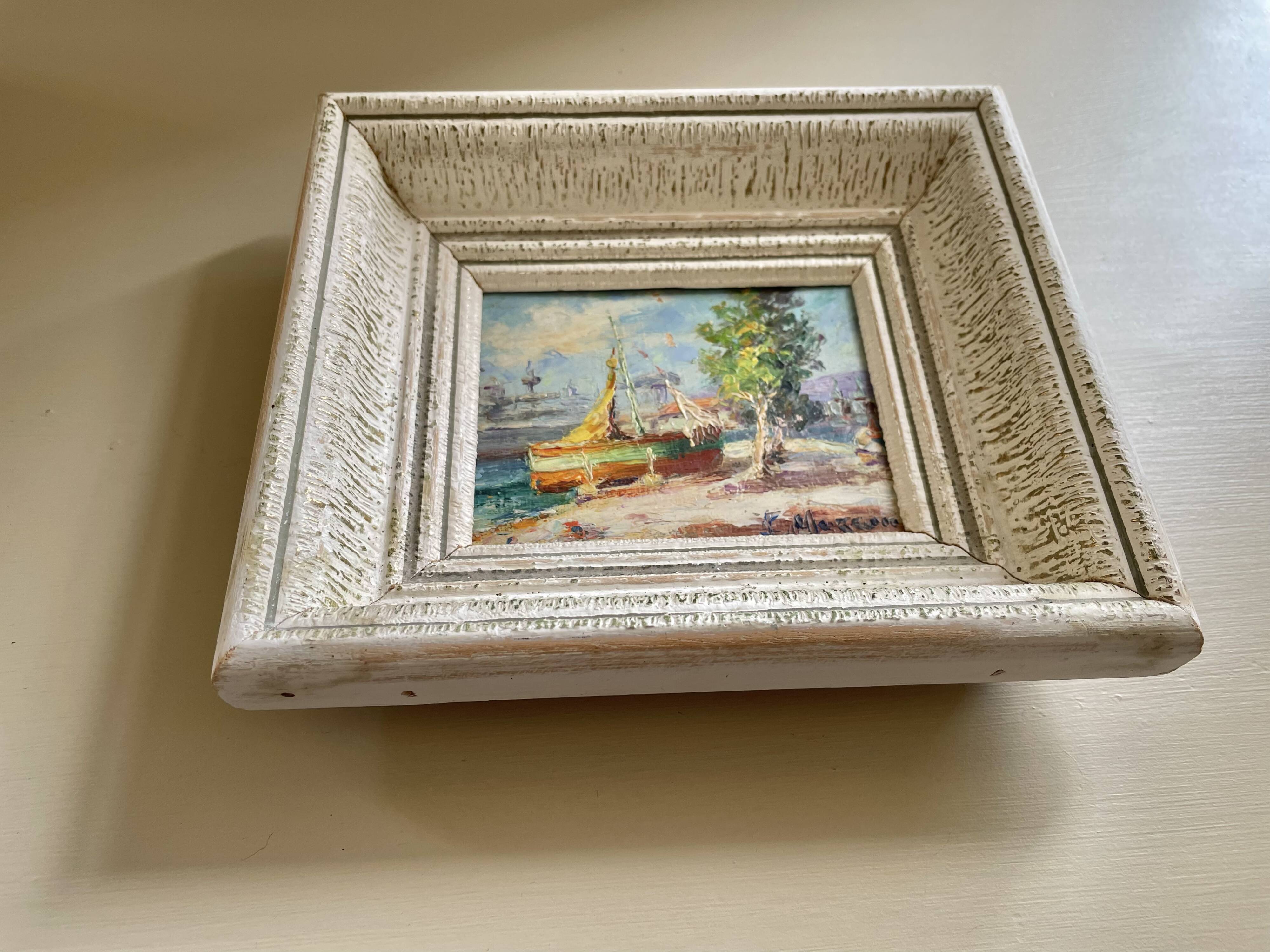 Brittany marine painting 1957