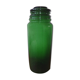 Antique green glass jar