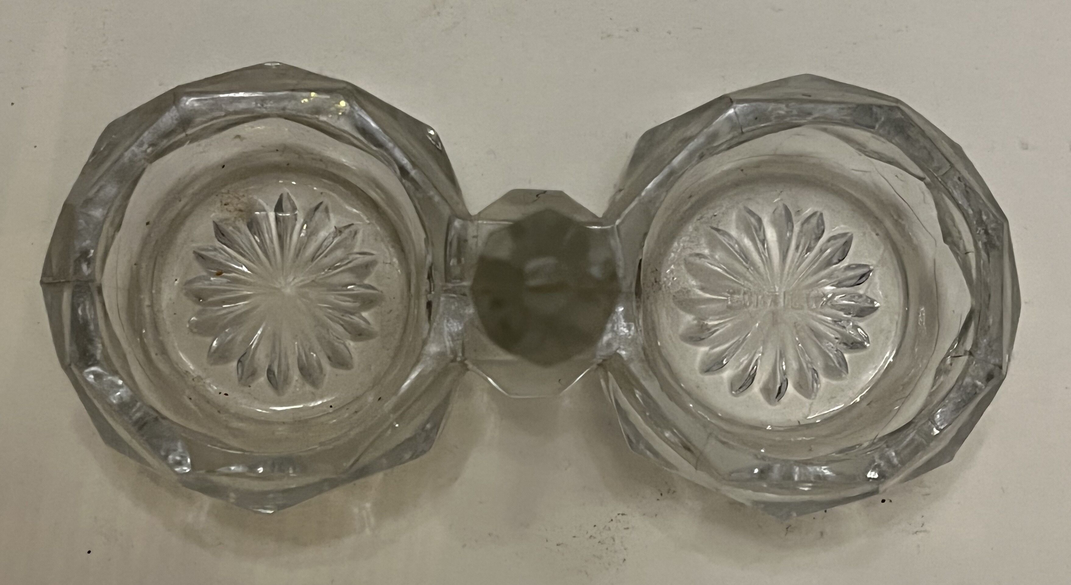 Double vintage salt shaker