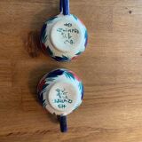 Set of 2 Henriot Quimper Cups