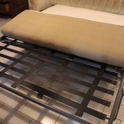 vintage velvet convertible sofa himolla