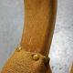 50s 60s Danish armchair has ears golden