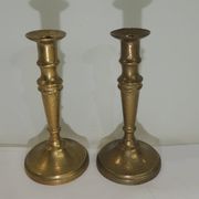 Pair of bronze candlesticks / Vintage