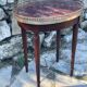 Small Louis XVI style mahogany hot water bottle table from the 19th century