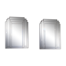 Pair of mirrors - Murano - Around 2000 80x110cm
