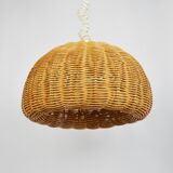 Wicker lamp, 1970s