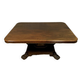 Table cible anglaise en acajou époque Napoléon III vers 1850-1860